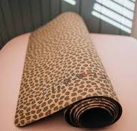 Eco Cork Yoga Mat – Leopard Print