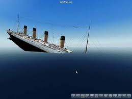 titanic sinking in ship simulator 2008