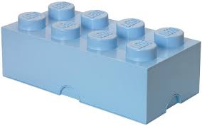 Amazon Com Room Copenhagen 8 Lego Brick Box Light Blue Room Copenhagen Home Kitchen