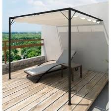 Diese Gartenlaube Ist Ein Echter Blickfang Fur Ihren Garten Oder Ihre Terrasse Das Einziehbare Dach B Terrassen Gartenlaube Sonnenschutzdach Terrassenmarkisen