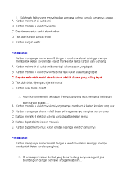 Dapat membentuk rantai atom karbon d. Aji Xii Atp2