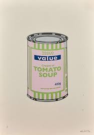 Welcome to tesco on instagram. Soup Can Pale Lilac Lime Dark Blue By Banksy Guy Hepner Nyc