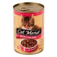 cat menue tavuklu kedi konservesi 415 gr 10 adet kedi cati