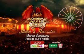 Maharaja lawak mega 2017 telah kembali lagi dengan bertemakan empayar lawak dan menampilkan 15 lanun lawak dari 3 buah negara iaitu malaysia, singapura dan indonesia untuk mencari seorang lagi juara baharu setanding dengan juara terdahulu iaitu osbon (2011), jozan. 14 Peserta Sah Bertanding Dalam Maharaja Lawak Mega 2018