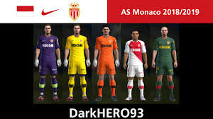 Popular items include the polo shirts, jackets, tracksuits and training tops. Pes 2013 As Monaco Kits 2018 19 By Darkhero93 Pes Patch