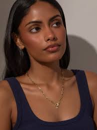 Customizable Charm Necklace in Gold