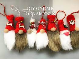 Diy Gnome Ornaments Mini Christmas Ornaments Christmas Ornaments Diy Kids Diy Christmas Ornaments