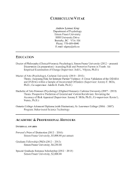 Whether you are writing your first curriculum vitae or revising a current cv, a template can be very useful. College Student Curriculum Vitae Sample For Thesis Best Resume Examples