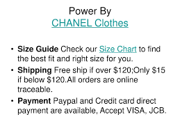 Ppt Discount Chanel Clothes Powerpoint Presentation Free