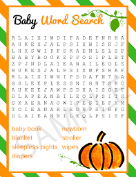 Pumpkin Bash Baby Shower Printable Games Print My Baby Shower Baby Shower Pumpkin Baby Shower Fall Baby Shower Printables