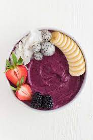 Berry Acai Bowl Recipe Smoothie Bowl Recipe Cafe Food Fruit Smoothie Recipes