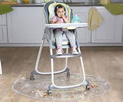 Nuby Floor Mat Baby Drop Cloth High Chair Mat Plastic 50 Diameter High Quality Baby High Chair Splat Mat High Chair Mat