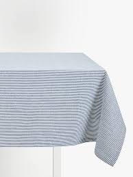 Our uniquely designed tablecloth is made from high quality cotton and flax. John Lewis Partners French Stripe Cotton Tablecloth Cream Navy