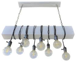 Depending of your house you can have a wooden beam/s ceiling or a concrete ceiling. White Wooden Beam Ceiling Light Fixture Rustic Wood Beam Hanging Ceiling Light Industrial Pendant Lighting By Leonidsartstudio Houzz