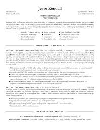 Car Sales Resume Sample Ipasphoto