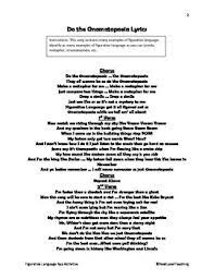 Figurative language is something you can use to be more expressive or be more creative in writing songs, poems, or even stories. Figurative Language Rap Lyrics Worksheets Teaching Resources Tpt