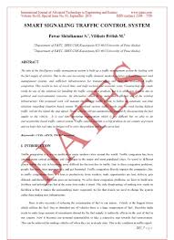 The rst step in mitigating trafc congestion is to estimate the amount of trafc on the link at any given point of time. Top Pdf Traffic Management And Control System 1library