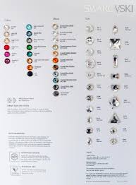 Swarovsk Swarovski Sew On Colour Chart 2015 Modastrass Com