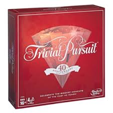 When did the anniversary celebration and gift giving tradition originate? Trivial Pursuit 40th Anniversary Ruby Edition Hasbro Games