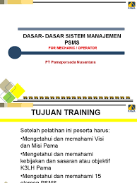 Pamapersada nusantara (pama) batas pendaftaran 1 april 2019 written by dengan nama pt kalimantan prima. Pengenalan Psms