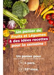 Un Panier De Fruits Et Legumes Frais Une Semaine De Recettes Semaine 19 Les Fruits Et Legumes F En 2020 Fruits Et Legumes Frais Fruits Et Legumes Panier De Fruits