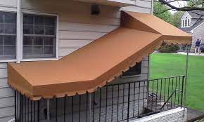 The stairs that go up to the family room. Basement Awnings And Stairway Awnings A Hoffman