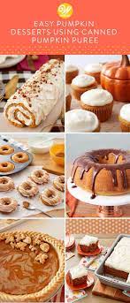 12 Easy Pumpkin Puree Dessert Recipes Wilton Blog Easy Pumpkin Dessert Desserts Pumpkin Pie Recipe Easy