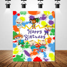 Show more *see offer details. Sxy0188 Watercolor Colorful Kids Baby Shower Backdrop Rugrats In Paris Custom Photo Studio Background Backdrop 150cm X 220cm Buy At The Price Of 5 26 In Aliexpress Com Imall Com