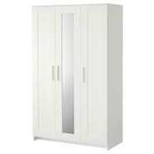 Brimnes White Wardrobe With 3 Doors 117x190 Cm Ikea Brimnes Wardrobe Ikea Brimnes Wardrobe Ikea White Wardrobe