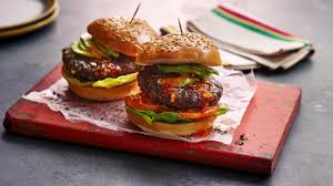 ½ round lettuce, leaves separated. Beef Burger Recipe James Martin The Ultimate Burger James Martin Chef Mix In Bread Crumbs Onion Mustard Salt Worcestershire And Pepper Darkerthanblackfull