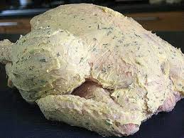 Poulet Roti Au Beurre Aromatise Poulet Roti Poulet Et Recette Poulet Roti