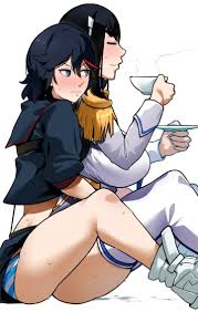 kill la kill, kiryuuin satsuki, matoi ryuuko, satoriwappa, 2girls - Rule 34  XYZ