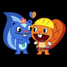 For everyone else in flaky's life, love was the best thing in the world. Petunia X Handy By Balloraxpuppet123 On Deviantart Happy Tree Friends Petunias Anime