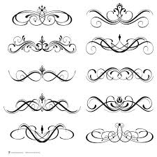 Digital Clipart Clip Art Flourish Swirls Vintage Fleur De Lis Digital Scrapbooking Decorative Embellishment Classic Free Clip Art Clip Art Wedding Clipart Free