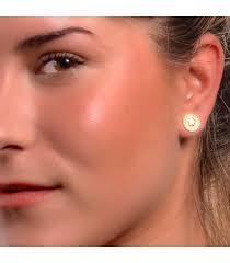 Golden Gelsomino Silver Earrings