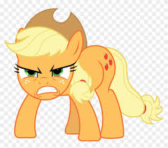 Rated t for corporal punishment (ie spanking) and light themes of bondage. Angry Applejack My Little Pony Applejack Angry Free Transparent Png Clipart Images Download