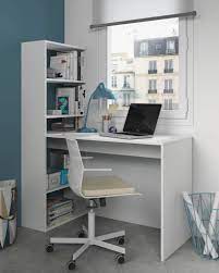These shelves add a welcoming feel to your room and help keep your home neat & organized. Duplex Floating Desk With Bookshelf In White By Furniturefactor Co Uk