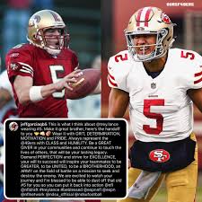 Then came trey lance, the main attraction. Oursf49ers On Twitter Jeff Garcia Gives His Blessing And Passes The Torch To Trey Lance For The 5 Jersey On Ig 49ers Fttb