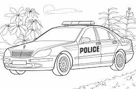 All children like crafts and activities at home, such as police car. Police Car Coloring Pages 40 Images Free Printable