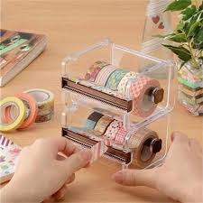 Cop 9 097 78 17 Dto Material De Papeleria Cinta Adhesiva Cortador Washi Cinta Almacenamiento Organi Washi Tape Storage Washi Tape Dispenser Tape Dispenser