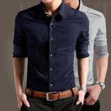 A pair of brown brogues are less formal than the same shade oxfords, for example. 6 Color Combination Of Men S Shirts Han Edition Cotton Casual Shirt Long Sleeve Shirt M Xxxl Wholesale Shirt Production Shirt Sportshirt Vest Aliexpress