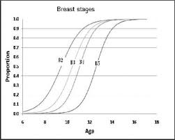 Breast Stages In Relation To Age Years Download