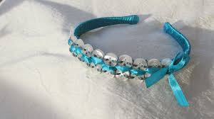 A book headband refer to the band located at the ends of a book spine. How To Decorate A Headband With Recycled Shirt Buttons 96 Youtube