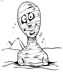 Halloween coloring page, mummy, witch, haunted house, a spooky coloring page for halloween manilashine $ 1.50. Mummy Coloring Pages Coloring Home