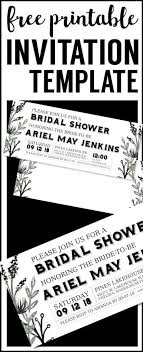 Black And White Party Invitations Templates Black White Flowers Invitations Templates Free Printable Paper Trail Design Free Party Invitation Templates Bridal Shower Invitations Free Free Party Invitations