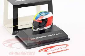 Its possible create haas helmet version? Minichamps 1 8 Mick Schumacher Benetton B194 5 Demo Run Gp Spa Formula 1 2017 Helmet Mks Mh 8 2017 Model Car Mks Mh 8 2017 Mks Sh 17 8008 4251614404746