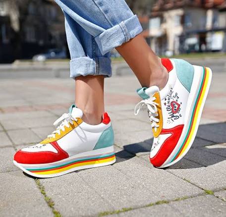 Rainbow Sneakers - Trending - Women's Shoes