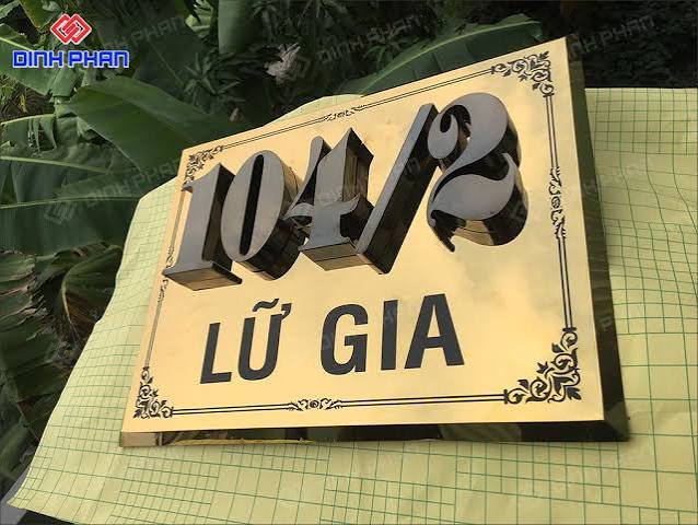 Làm Biển Số Nhà, Sản Xuất Biển Số Nhà Số Lượng Lớn