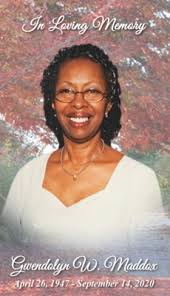 Gwendolyn W Maddox Obituary Woodbury New Jersey Mcguinness Funeral Home Woodbury Tribute Arcive