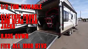 My wife wants the other stuff for in the future for just camping. 2016 Can Am 1000 Turbo Fits In 1 2 Ton Towable 25 Foot Wildwood Youtube